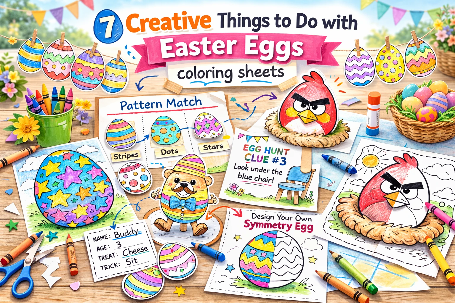 5 Fun things to do with Dogs coloring pages