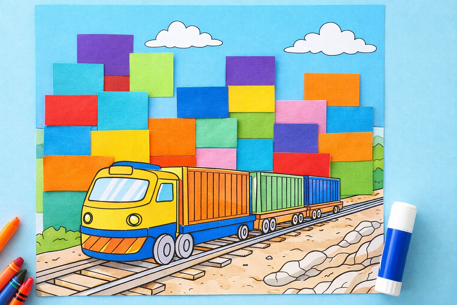 Freight Train Container Fun
