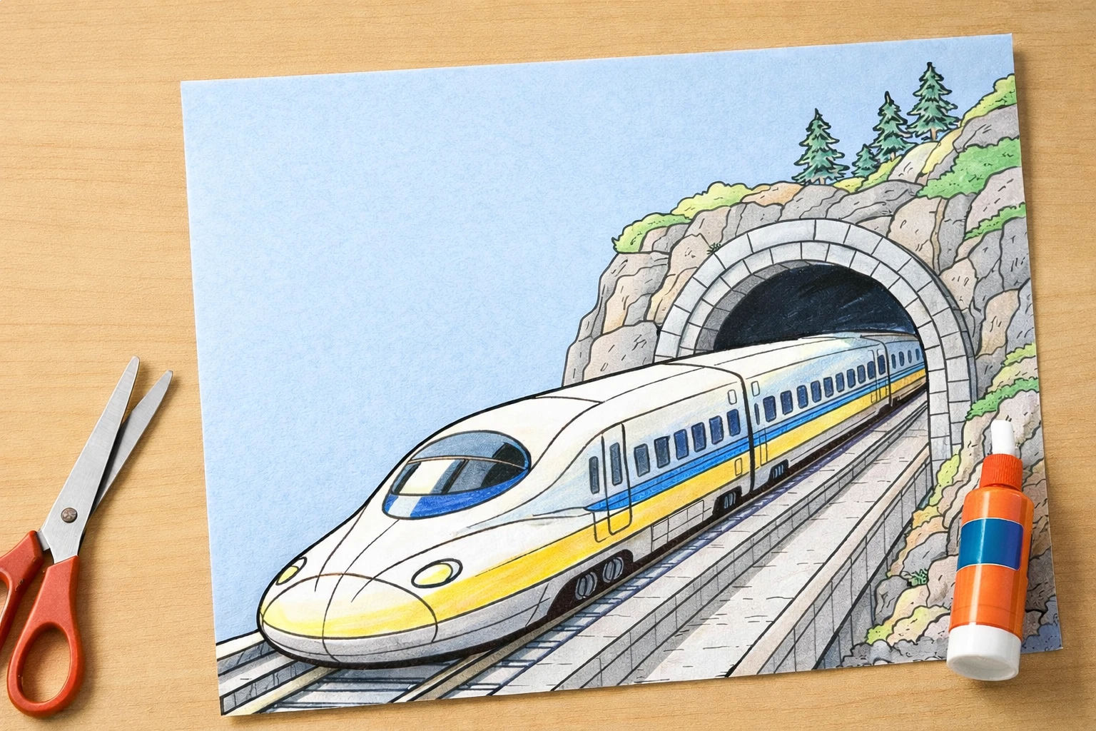 Create a tunnel peek-through craft