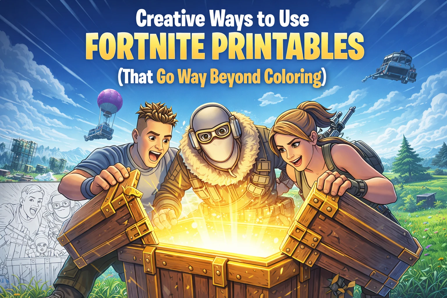 Creative Ways to Use Fortnite Printables