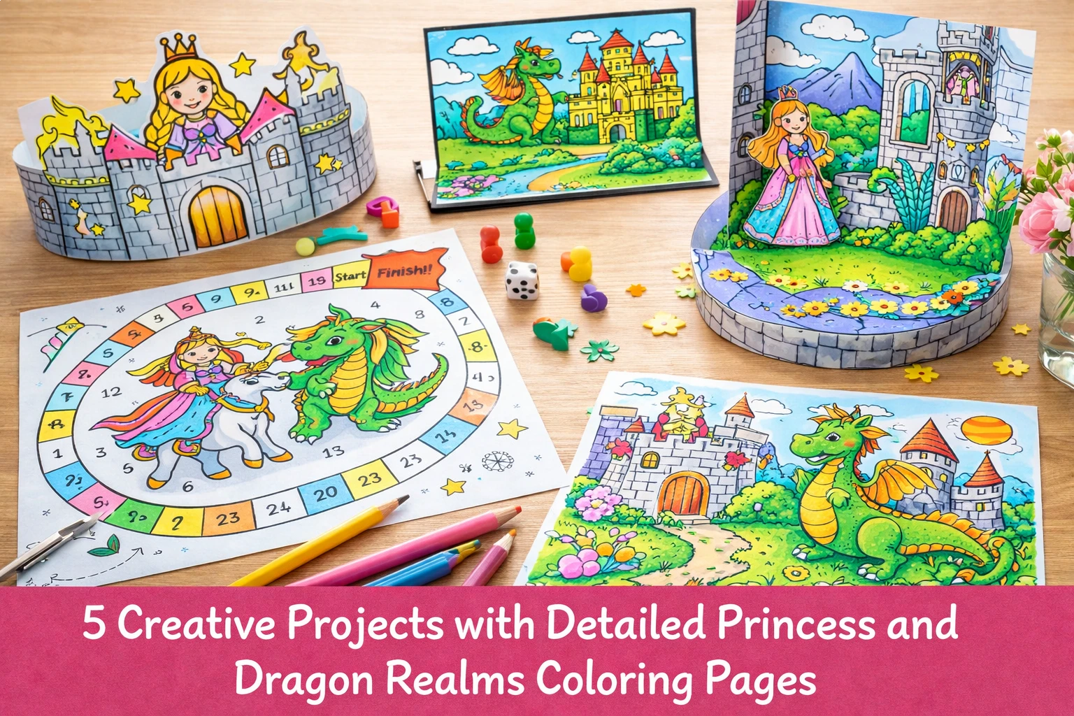 Creative fun with Princess and Dragons