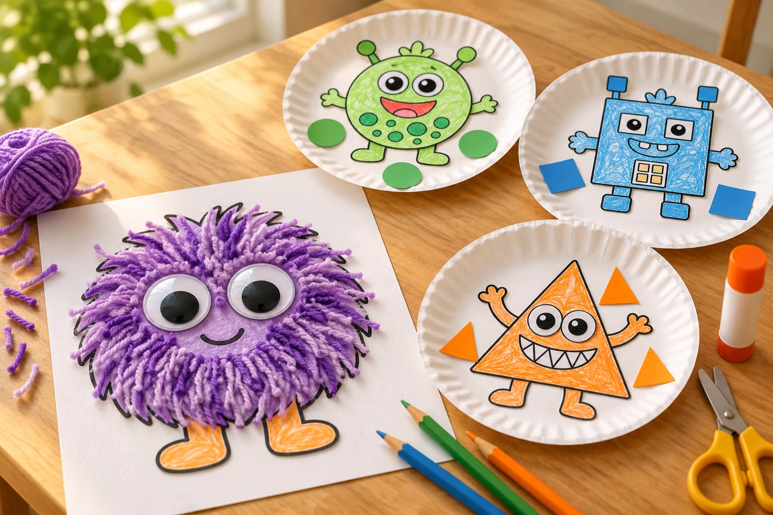 110 Friendly Monsters coloring pages - Free PDF Printables